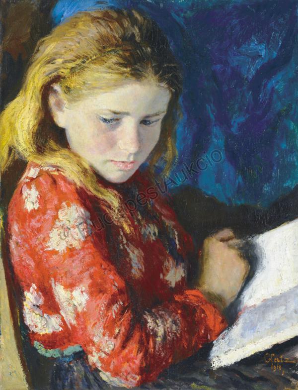 Képtalálat a következőre: „olvasó lány festmények”