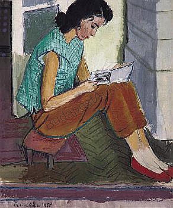 Képtalálat a következőre: „olvasó lány festmények”